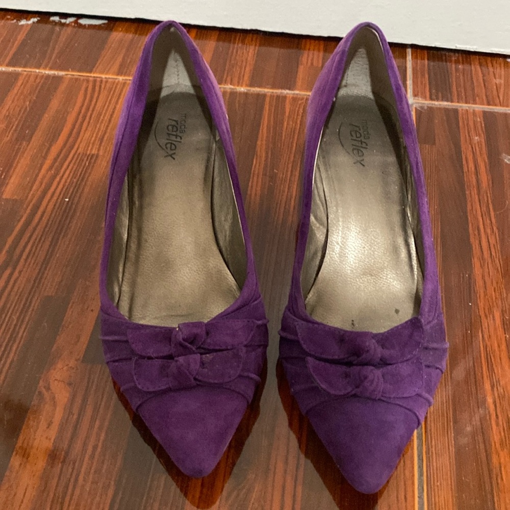 Moda Reflex Woman’s Purple Heels Shoes Size 7 1/2